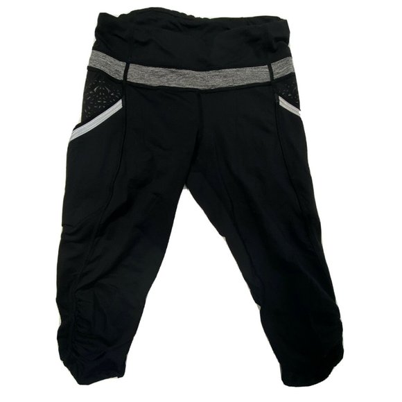 Lululemon Leggings Size 4 Run a Marathon Crop Capris With Pocket - Picture 1 of 11